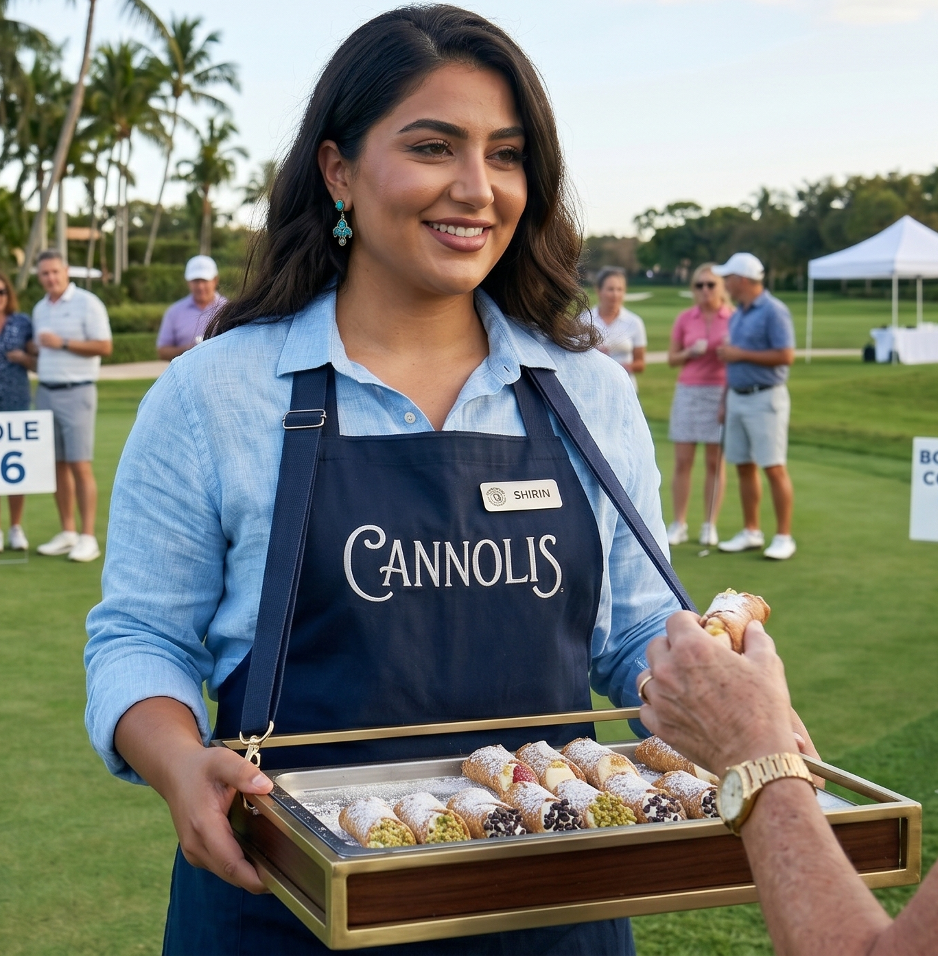 Handcrafted cannolis